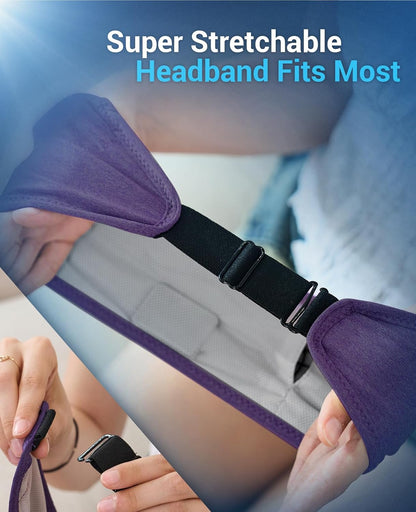 Sleep Headphones Bluetooth Headband, Voerou Wireless Sleeping Headphones Earbuds Sleep Mask with Stereo Speakers-Cool Tech Gadget for Men Women,Perfects for Sleep Workout Running Yoga Travel Insomnia