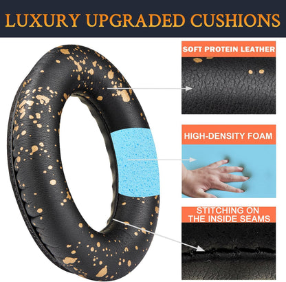 SoloWIT Earpads Cushions for Bose Headphones, Replacement Ear Pads for Bose QuietComfort 15 QC15 QC25 QC2 QC35/Ae2 Ae2i Ae2w/SoundTrue & SoundLink Around-Ear Series - QC25 PL Black&Blue