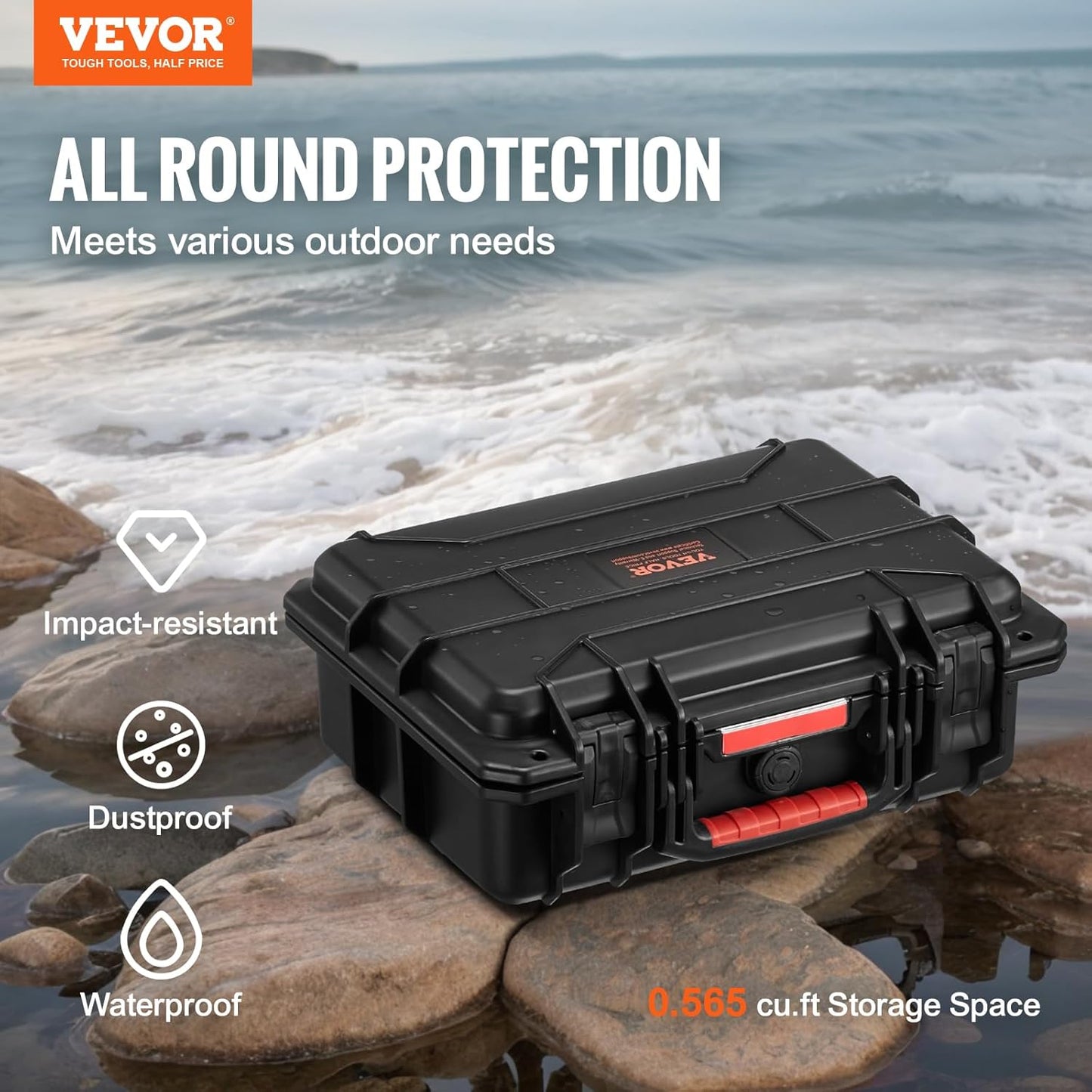 VEVOR Unisex Modern Waterproof Hard Case
