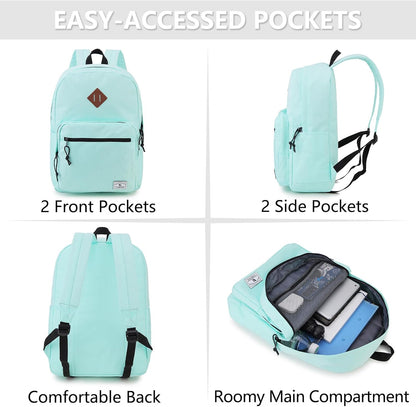 School Backpack for Kids,Lightweight Water Resistant Work Travel Backpack for Women Men Teens VONXURY