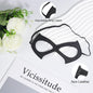 Alonekiss 2 PCS Black Cat Women Mask for Adult Woman - Superhero Eye Mask Costume Accessories Leather for Halloween Dress Up