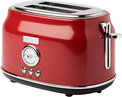 Haden Dorset 75083 Stainless Steel 1500W Retro Toaster 4 Slice Wide Slot w/Removable Crumb Tray and Settings, Black/Copper Toasters w/Adjustable Browning Control, Smart Toaster