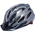 Oshhni Helmet for Women Men Bicycle Helmet Bike Helmet for Skateboarding Outdoor Climbing Biking Commuting - Black White