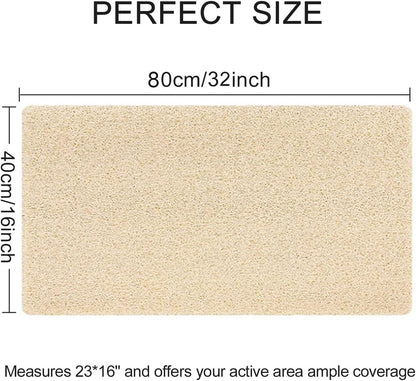 Loofah Mats for Shower, Non Slip | Quick Drying | Soft on Your Feet | Soft Textured Shower Mat Bath Mat Bathtub Mat Massage Mat Loofah Mat for Bathroom,Shower Tub or Wet Areas