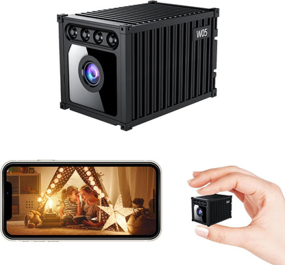 Mini Hidden Camera,1080P HD Spy Camera with Cloud Storage, Night Vision, AI Motion Detection