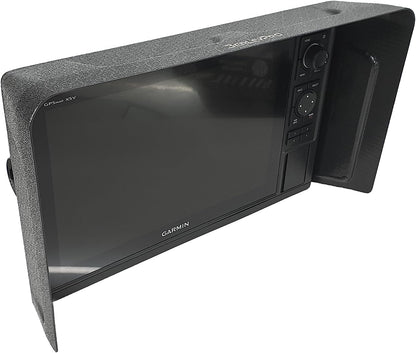 BerleyPro Visor Compatible With Garmin GPS, Fish Finders and Depth Finders - Sun Shade for Striker, Echomap, GPSMAP, and More - Echomap UHD2 7" Touch
