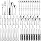 Purilite Select 48-Piece Silverware Set with Steak Knives