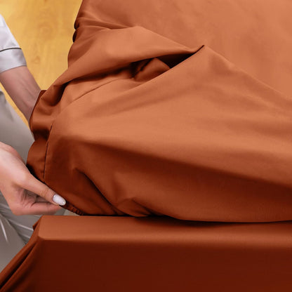 JOLLYVOGUE Queen Size Bed Sheet Set - 4 Piece Bed Sheets Set with Deep Pocket - Soft Breathable & Cooling - Resists Shrinkage & Fading Draps Queen - Easy Care (Dark Grey)