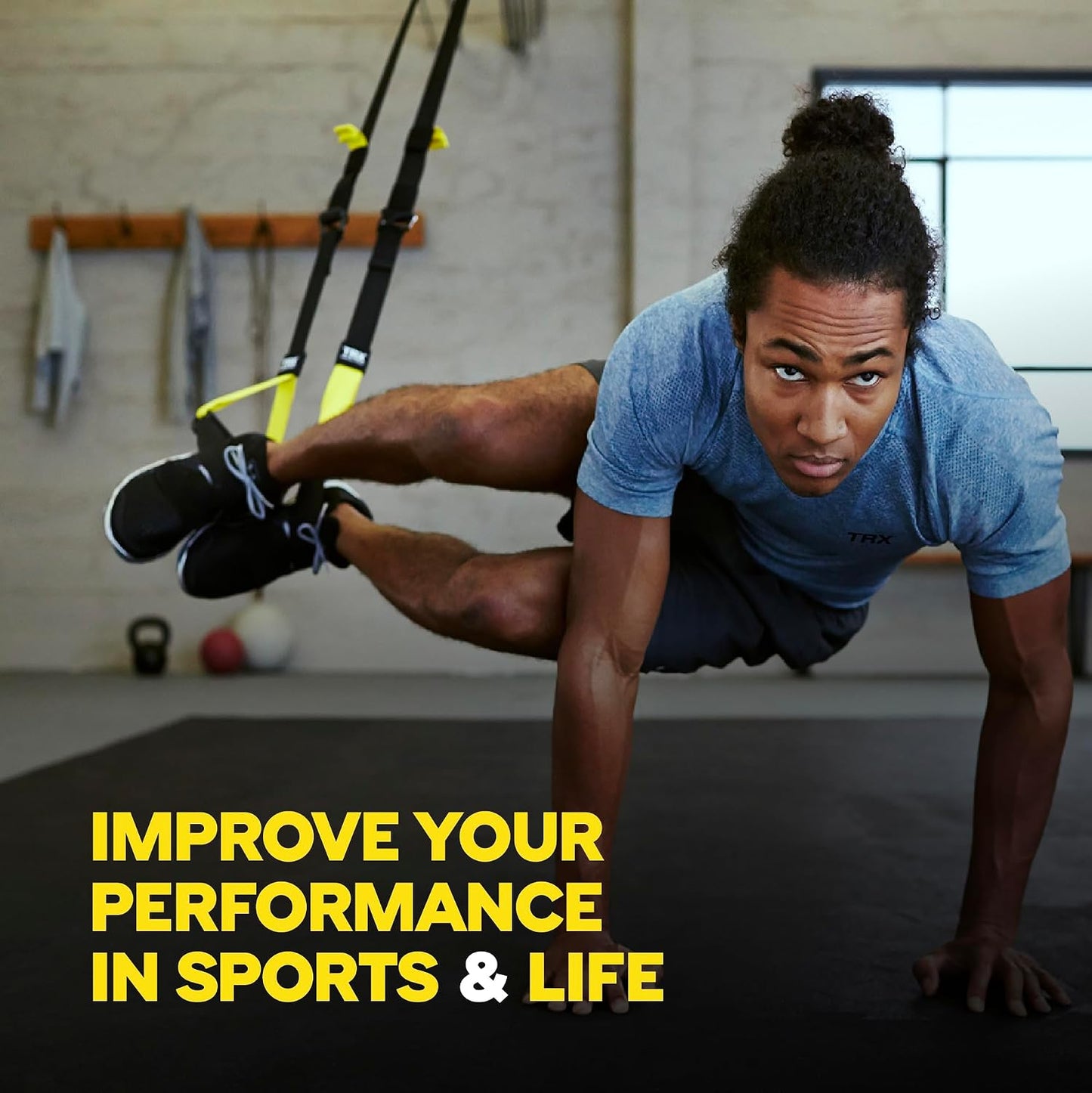 TRX All In One Suspension Training System: Full Body Workouts for Home, Travel, and Outdoors | Includes Indoor & Outdoor Anchors, Workout Guide and Video Downloads