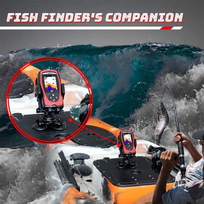 LUCKY Universal Electronic Fish Finder Mount Marine Phone Ball Mount Fishing for Boat Canoe Kayak Truck Car