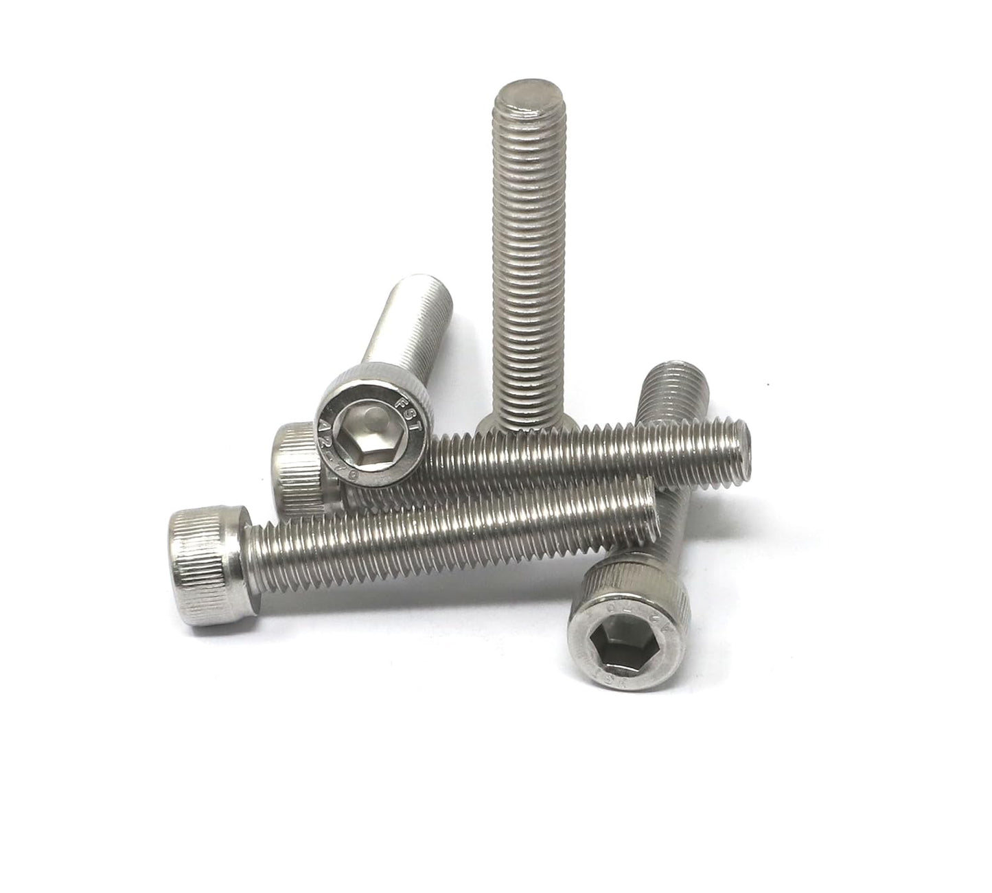 iexcell 25 Pcs M6 x 20mm Thread Pitch 1 mm Stainless Steel 304 Hex Socket Head Cap Screws Bolts Kit