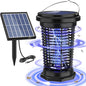 PALONE Solar Bug Zapper with 5.5W Solar Panel Charging, USB Charging Bug Zapper Light for Outdoor and Indoor