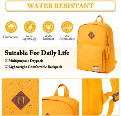 VASCHY Lightweight School Backpack for Women with Sleeve for 14" Laptop