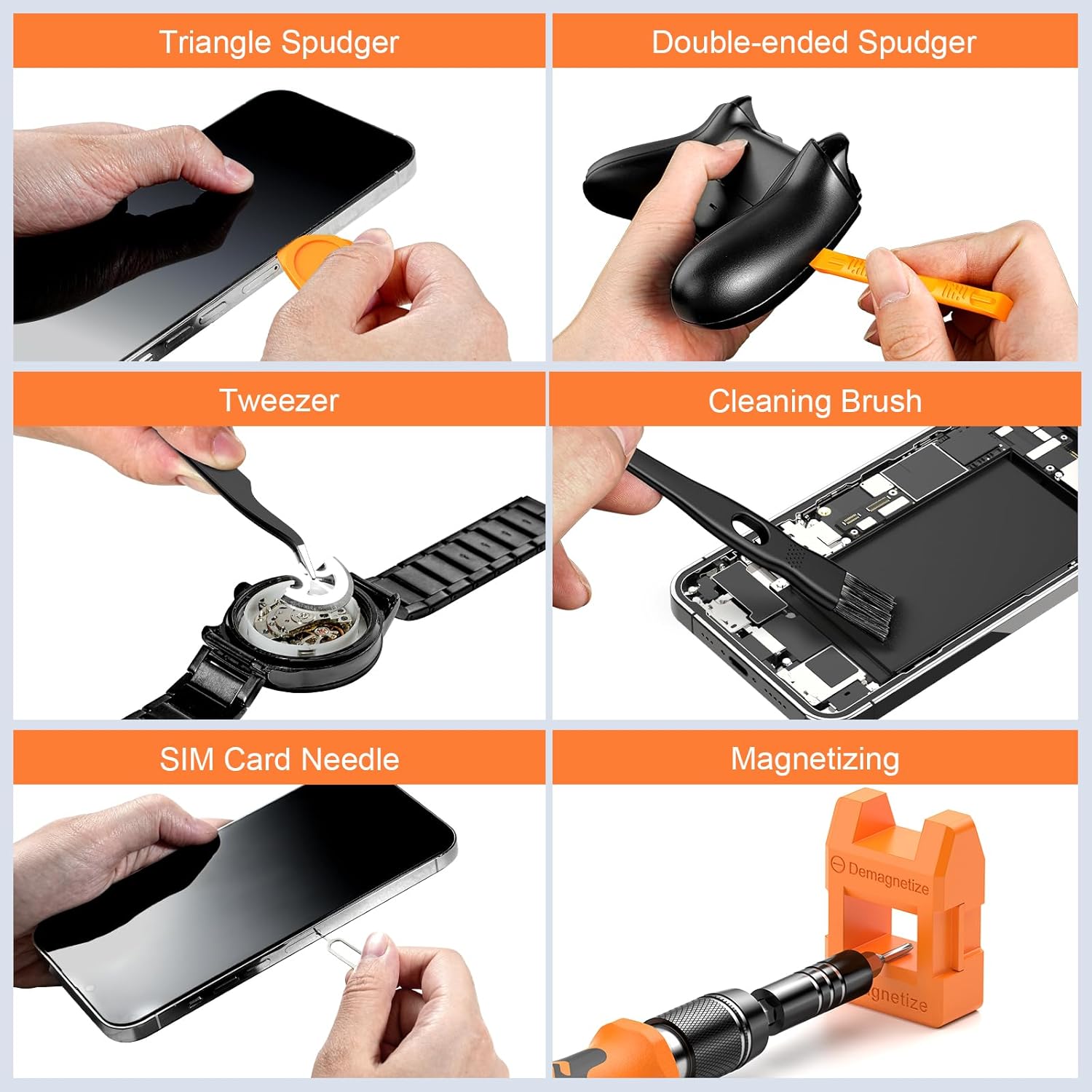 JOREST 117-in-1 Precision Screwdriver Set – Magnetic Mini Repair Tool Kit with Torx & Triwing Bits, Flexible Shaft, Ergonomic Handle - PuriLite