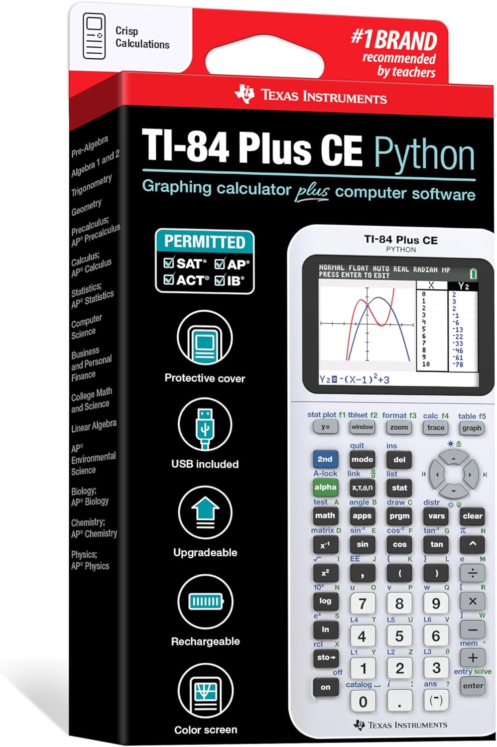 Texas Instruments TI-84 Plus CE Pink Graphing Calculator