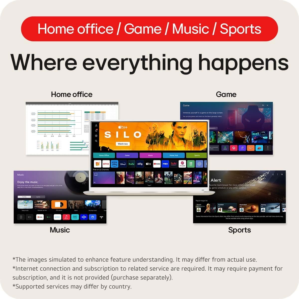 LG 27" 27BA45U-B 27" Ultrafine UHD (3840 x 2160) 4K IPS Monitor – 5ms 60Hz HDR10, DCI-P3 90%, Tilt/Height/Swivel/Pivot Adjustment, HDMI & DisplayPort, Eye Comfort, Black