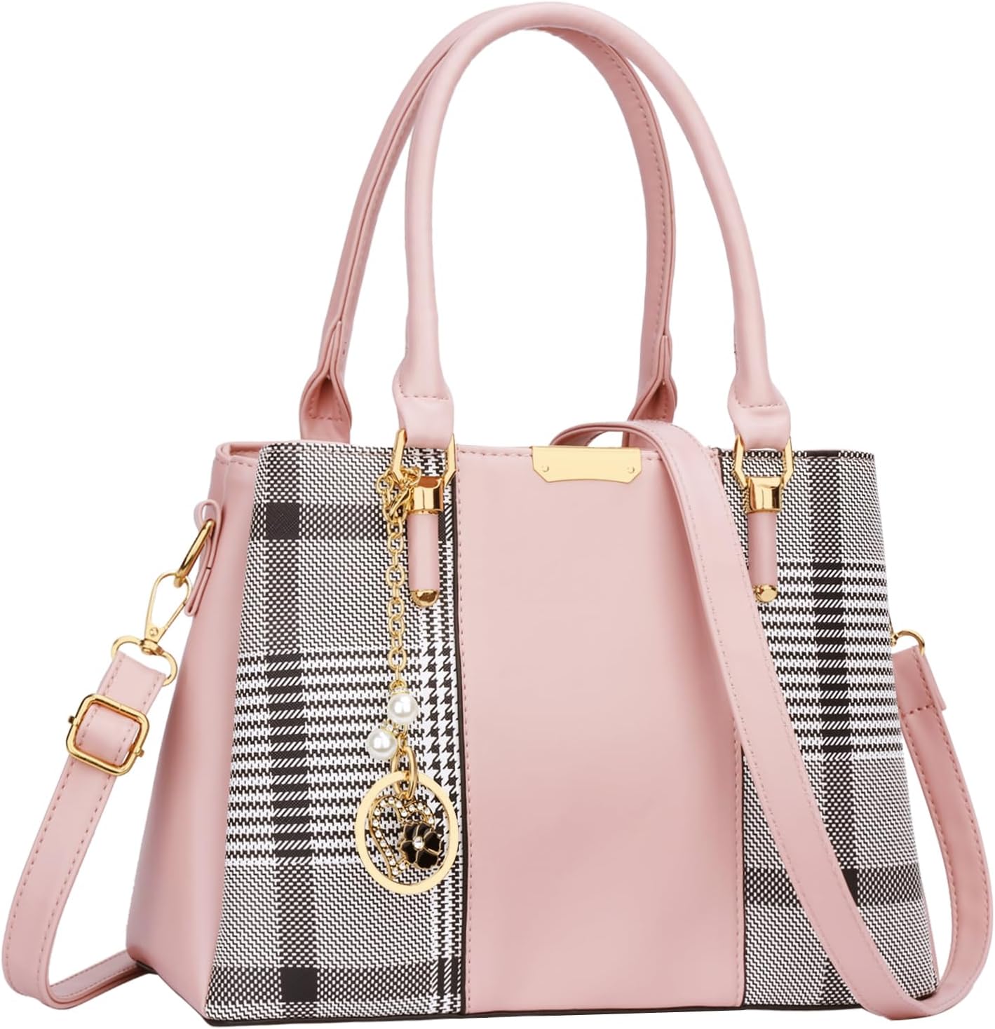 KKXIU Trendy Tote Bag for Women Lightweight Oxford Big Capacity Shoulder Purses and Handbags