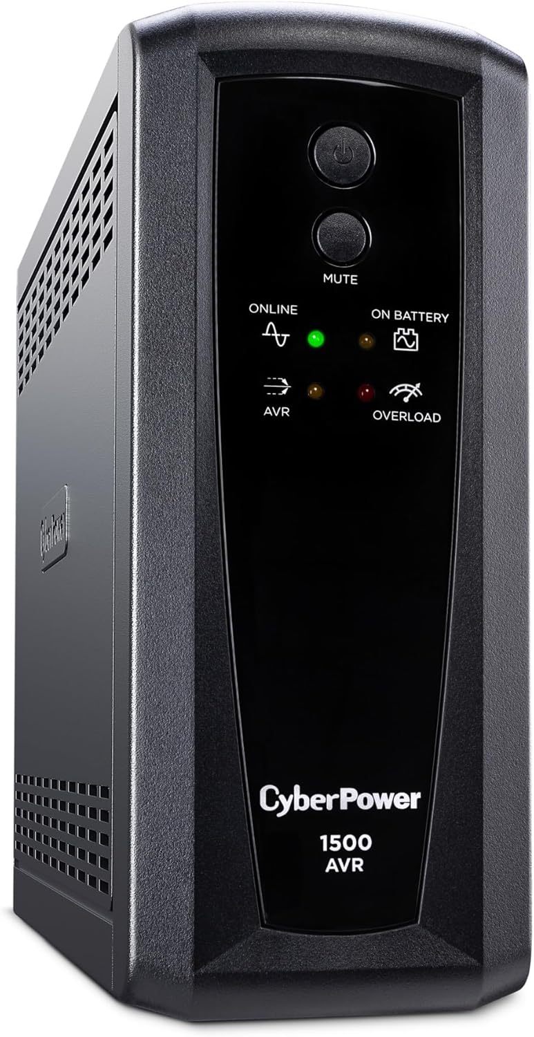 CyberPower CP685AVRG AVR UPS System, 685VA/390W, 8 Outlets, Compact