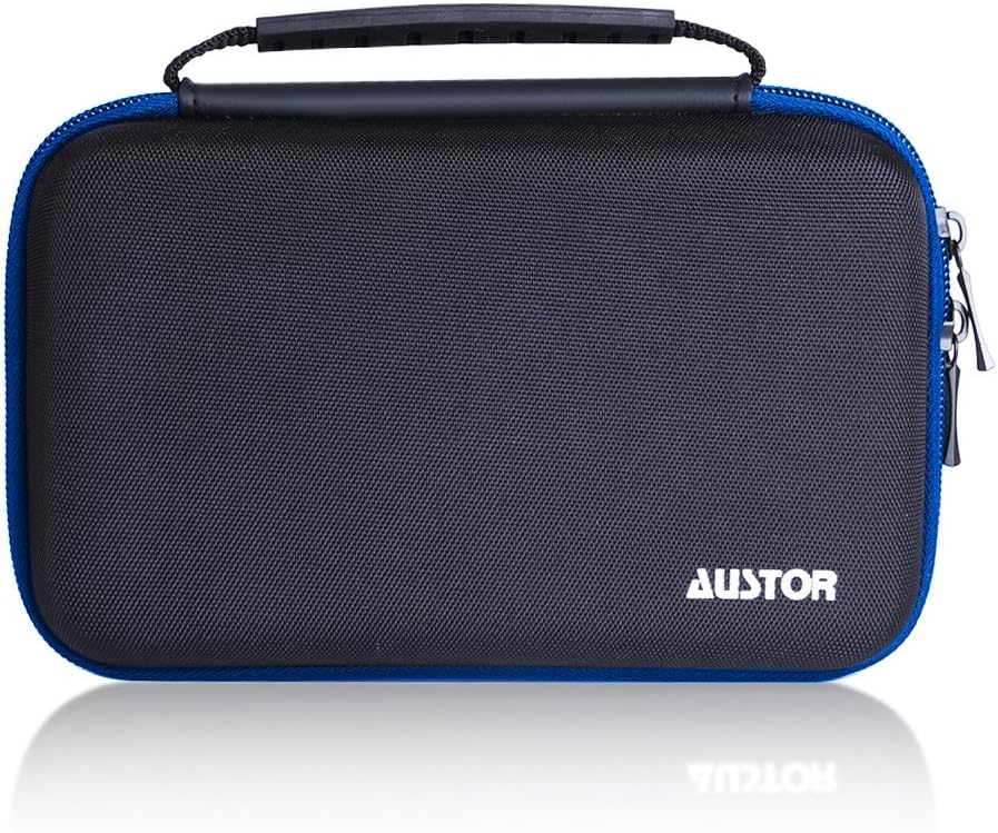 AUSTOR Carrying Case for New 3DS XL, Black and Blue