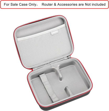 RLSOCO Case for GL.iNet GL-SFT1200/GL-MT3000/GL-AXT1800/GL-BE3600/GL-A1300 Travel WiFi Router, Fits GL.iNet Opal/Beryl AX/Slate AX/Slate 7 Routers - Black (Case Only)