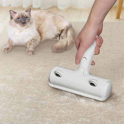 rabbitgoo Pet Hair Remover Roller Dog and Cat Lint Remover, Two-Sided Brush Lint Roller, Self-Cleaning, Reusable Pet Hair Catcher for Short Long Hair, Hair Brush for Furniture, Clothing, Car Seat