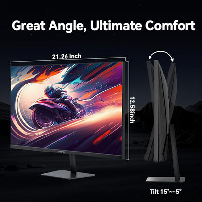 KTC 32 Inch 2K Computer Monitor, IPS 1440p Monitor with Ultra-Thin Bezels, HDR10, Freesync/G-sync, HDMI/DP Ports, Tilt Adjustable, Eyecare, Ideal for Business, Office, and Casual Gaming
