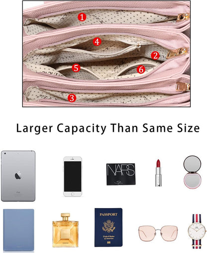 KKXIU Trendy Tote Bag for Women Lightweight Oxford Big Capacity Shoulder Purses and Handbags