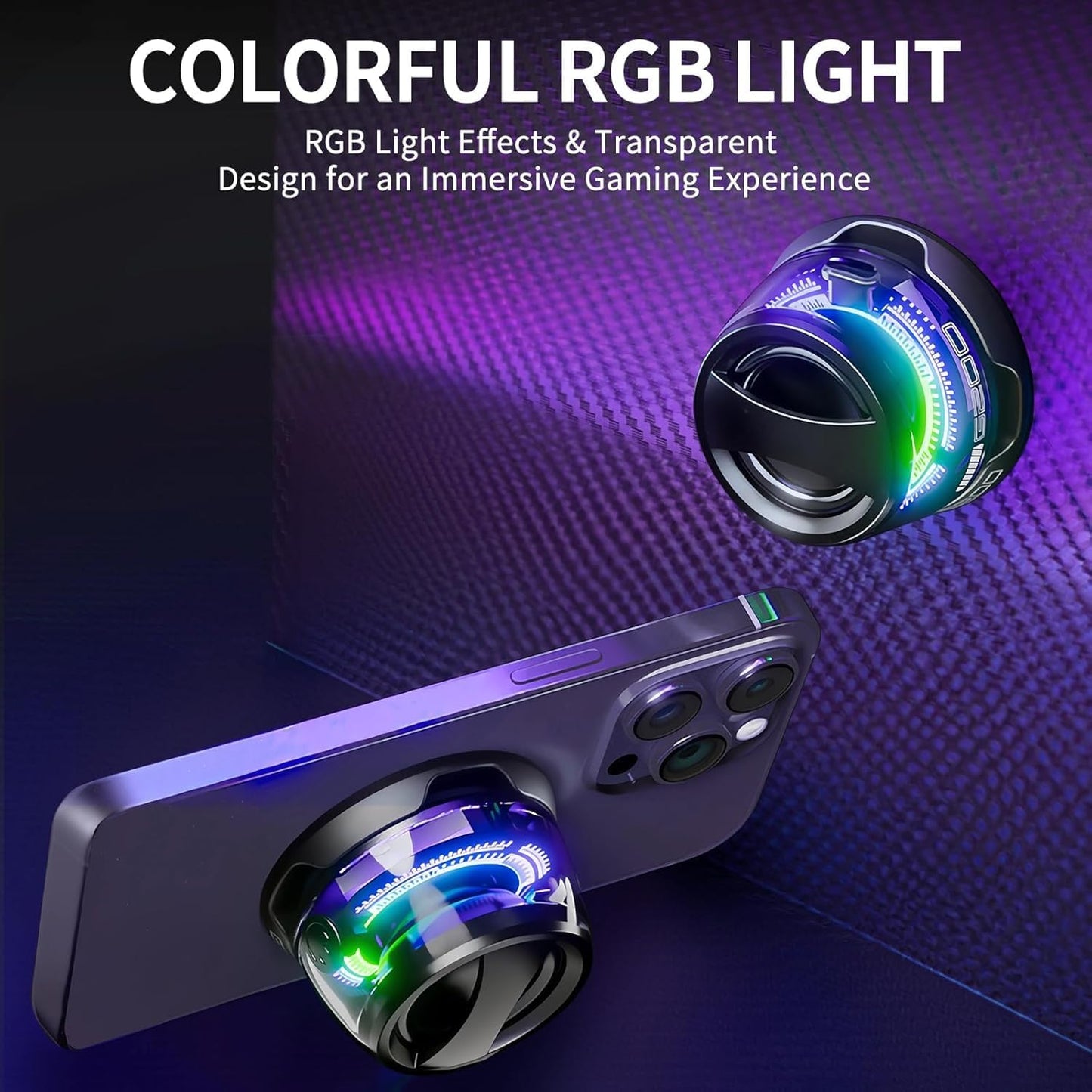 2 Pack G200 Magnetic Bluetooth Speakers with RGB Lights, Wireless Portable Dual Speakers for Stereo Sound, Bluetooth 5.3, Magnetic Mount & Phone Stand, Waterproof, for Outdoor Camping, Home, Gifts