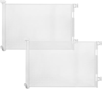 DEAR LOV Retractable Baby Gate, 33" Tall, Extends up to 71" Wide,Safety Mesh Baby Gate or Dog Gate for Doorways,Stairs,Hallways.Extra Wide Gate,Indoor/Outdoor(33"x71",Grey)