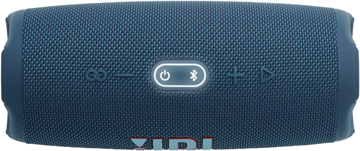 JBL Charge 5 Portable Bluetooth Speaker with Deep Bass, IP67 Waterproof and Dustproof, Up To 20 Hours of Playtime, Built-in Powerbank - Black