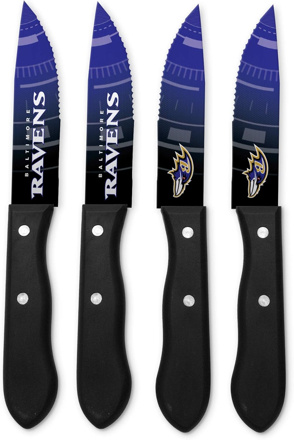The Sports Vault by Inglasco NFL Chicago Bears Steak Knives