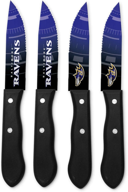 The Sports Vault by Inglasco NFL Chicago Bears Steak Knives