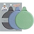 V-TOP Tub Stopper 2 Pack, 6 inches Large Silicone Drain Plug Hair Stopper Flat Suction Cover for Kitchen Bathroom Accessories and Laundry - PuriLite