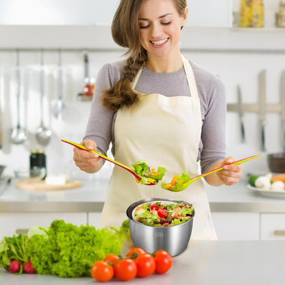 Lettuce Dryer Spinner - Salad Spinner Lettuce Dryer | 19.8x22cm Vegetable Dryer Salad Mixer, Stainless Steel Salad Spinner, Multi Functional Salad Mixer for Washing and Drying Vegetable Fruits