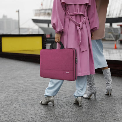 Ytonet Laptop Sleeve, 15.6 inch TSA Laptop Bag Laptop Case Water Resistant Computer Carrying Bag Compatible for Lenovo, HP, Dell, Asus Notebook, Gifts for Men Women, Grey