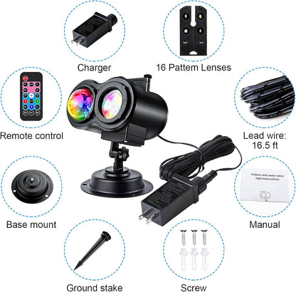 Halloween Projector Lights Outdoor, LED Christmas Projector Lights