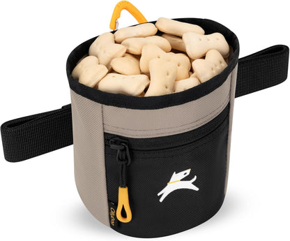 OllyDog Goodie Treat Bag, Dog Treat Pouch, Waist Belt Clip for Hands-Free Training, Magnetic Closure, Dog Training and Behavior Aids, Three Ways to Wear (Palm)