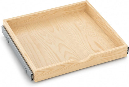 Wooden Pull Out Cabinet Organizer, Slide Out Drawer for Kitchen Organizers and Storage, Soft Close, Heavy Duty, Full-Extension