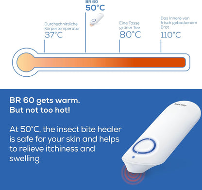 Beurer BR 60 Insect Bite Healer Pen For The Treatment Of Insect Bites And Stings, Provides Natural Relief From Itching And Swelling Without Medication, Certified Medical Device