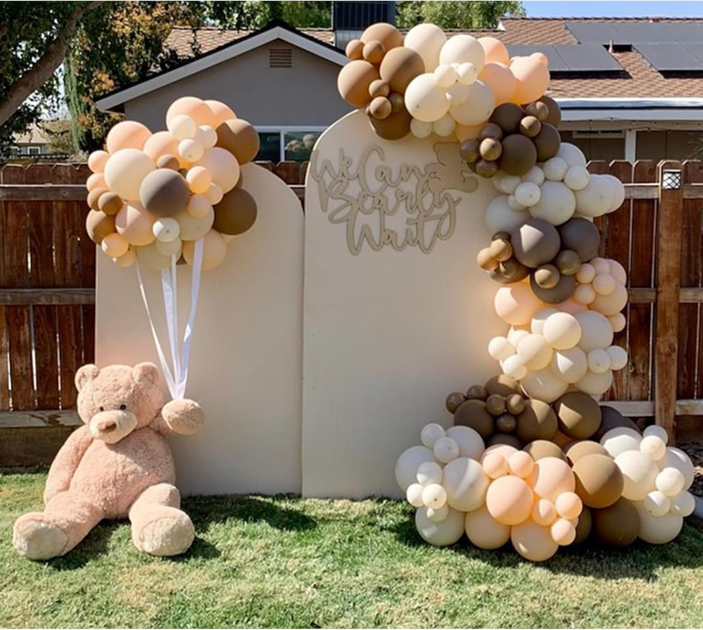 Gold Metallic Chrome Latex Balloon Arch Kit, 102PCS 18In 12In 10In 5In Arch Garland For Festival Picnic, Engagement, Wedding, Birthday Party, Gold Theme Anniversary Decoration With 33FT Ribbon