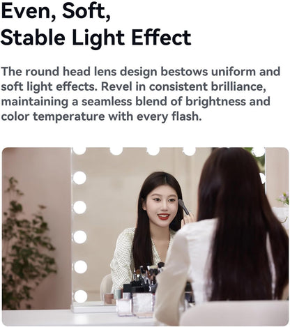 GODOX V1Pro-C 2.4G Wireless Camera Flash Speedlite with Detachable Sub Flash 1/8000s HSS 1.3s Recycle Time M/TTL Flash Mode 10 Levels Brightness Type-c Powered Compatible with Canon EOS Cameras