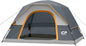 CAMPROS CP Tent 2/4/6 Person Tents, Waterproof Dome Camping Tent with Rainfly, Large Mesh Windows, Wider Door, Easy Setup, Portable with Carry Bag