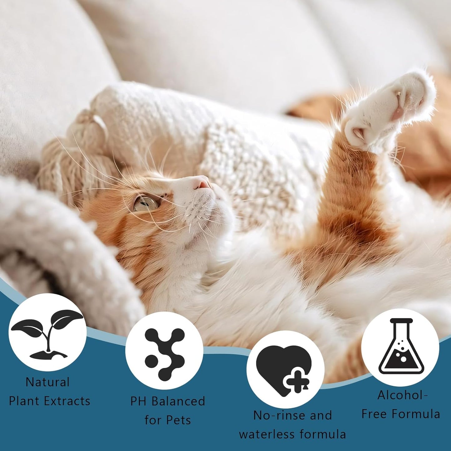 Cat Steam Brush for Dogs & Cats – 3-in-1 Pet Deshedding Tool for Long & Short Haired Pets, Grooming Shedding Brush-Contains shampoo