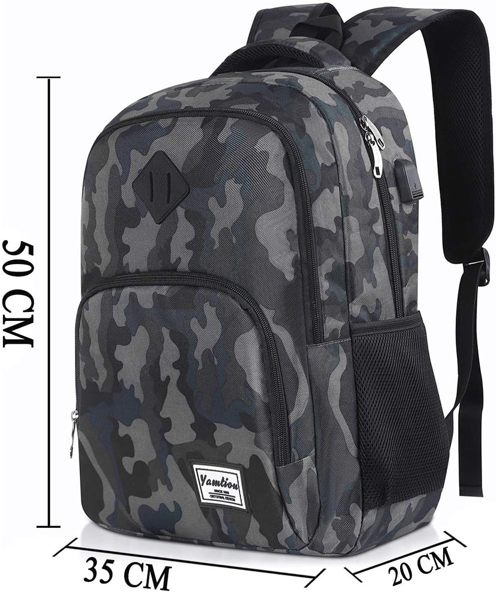 Backpack for Teen Girls,Boys School Backpack for Women with USB,College Backpack,Big Flower