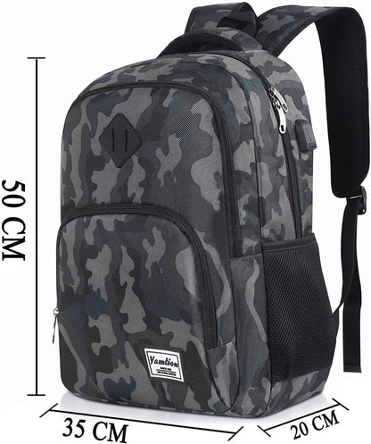 Backpack for Teen Girls,Boys School Backpack for Women with USB,College Backpack,Big Flower