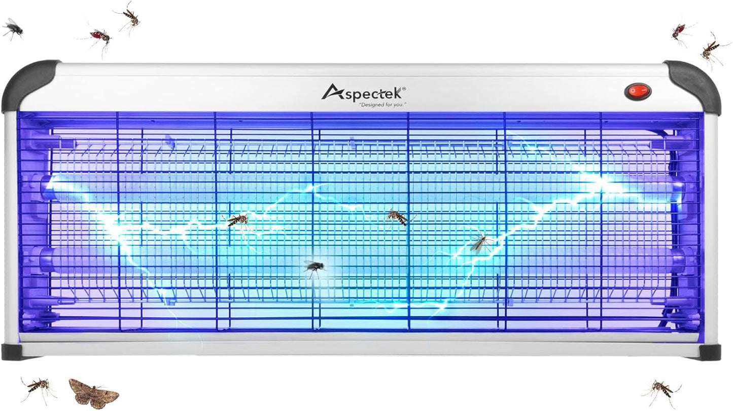 ASPECTEK 40W Insect Fly Killer - Indoor Use,Effective Against Flies, Moths, Mosquitos, Cockroaches, Wasps, Beetles and Bugs