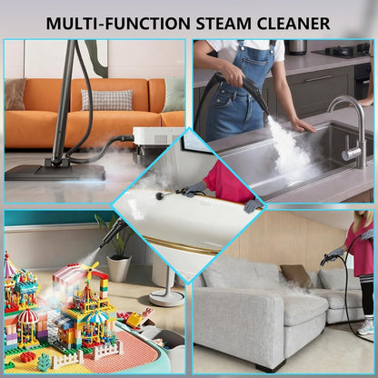 12-in-1 Steam Mop,21 PCS Attachments Detachable Handheld Steamer
