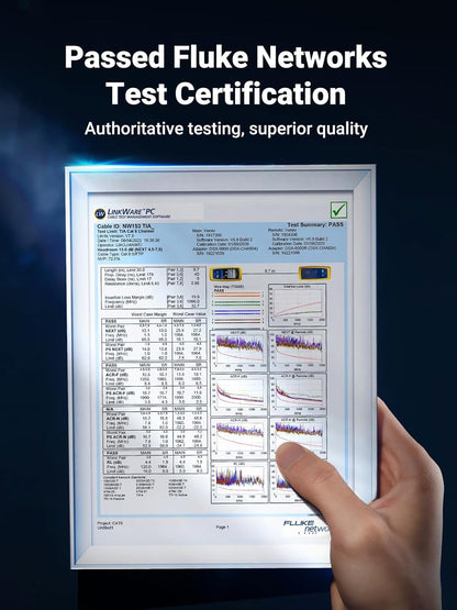 UGREEN Cat 8 Ethernet Cable 65FT High Speed 40Gbps 2000Mhz Network Shielded Cat8 Cable Braided Heavy Duty RJ45 LAN Cables Internet Cord Compatible for PS5, PS4, Xbox One, Modem, Router 65FT