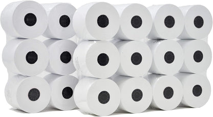 (50 Rolls) 2 1/4 x 50 Thermal Paper Receipt Rolls 2.25 x 50 ft POS Cash Register fits All Credit Card Terminals