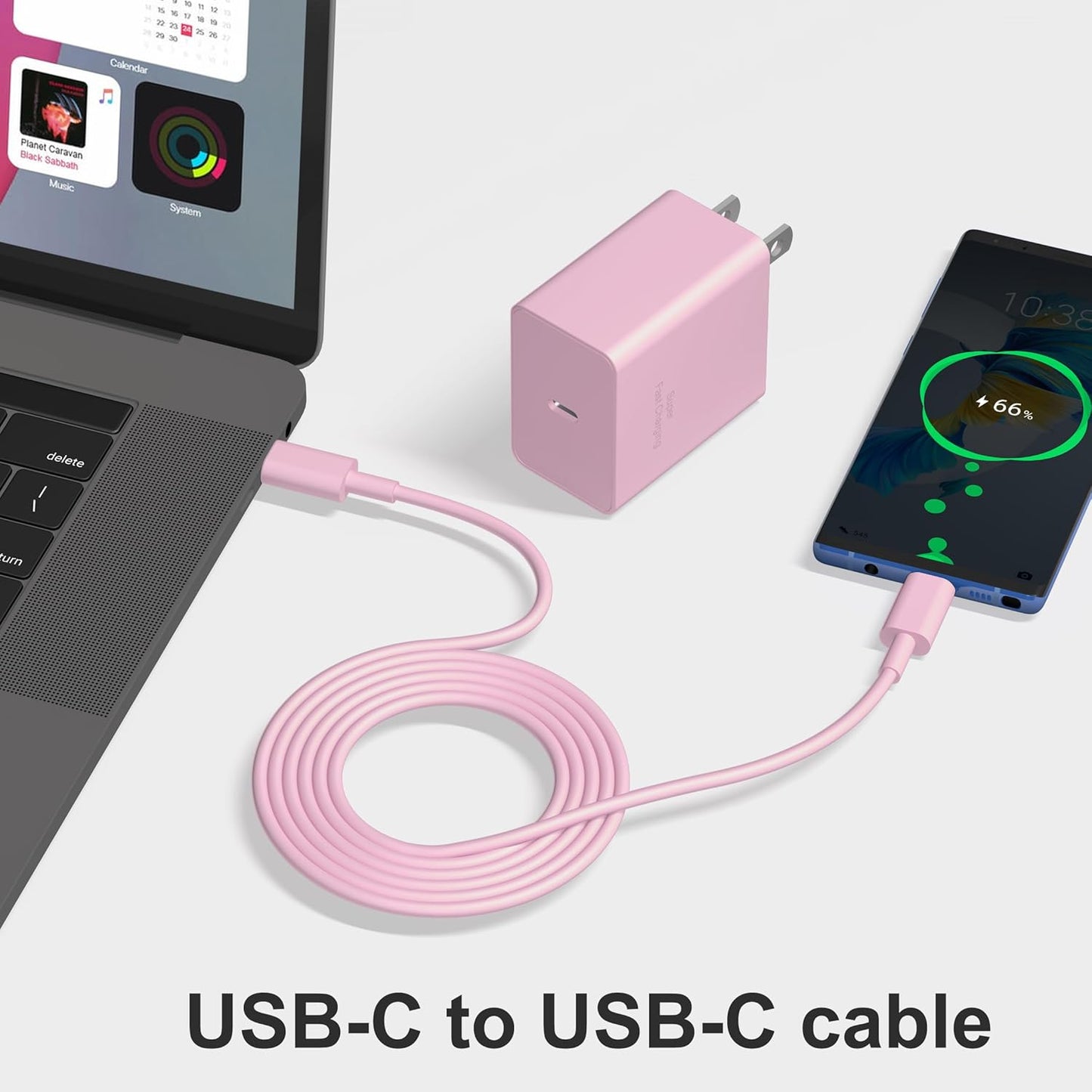 45W Super Fast Charger Type C, 2-Pack 45W USB C Charging Block with 10ft USB C to Type C Cables for Samsung Galaxy S25 S24+/UltraS23/S22/S21/S20/Note10/20 iPhone 16/15 Pro,Pro Max